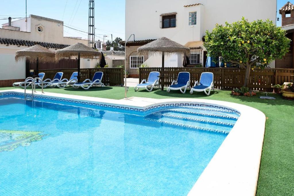 Villa Fornell - Piscina Compartida Conil De La Frontera Exteriör bild